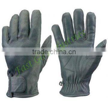 2015 Design fashion police leather Work gloves