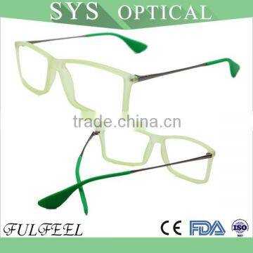 2015 Fashionable mixture transparent colorful rectangle simple spectacles