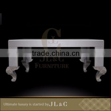 AT14-04 Luxury Living Room Solid Wood Tea Table High-end Furniture Factory Price From China JL&C Furniture