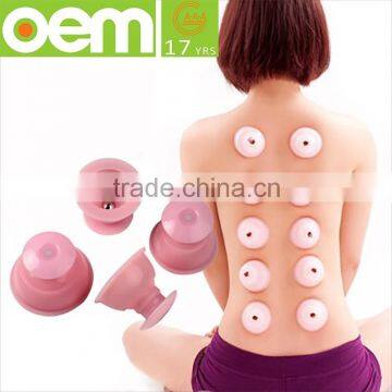 silicone cupping natural tools female body deep tissue massage for removing cellulite weight reduction neck,back                        
                                                Quality Choice