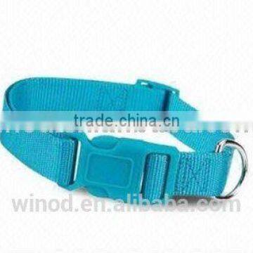 Portable wearproof nylon reflective dog collar wholesale