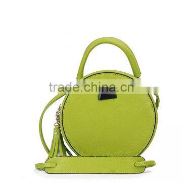 candy color round shape stylish fashion cross body bag