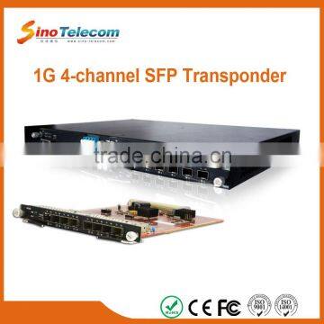 Sino-Telecom 1G 4-Channel SFP WDM Transponder