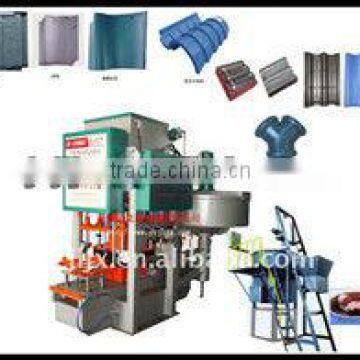 concrete color roof tile making machine with best quality