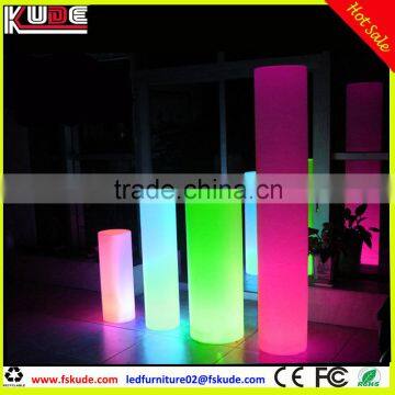 Decoration Waterproof LED Cylinder Floor Lamp/rechargeable LED column lamp