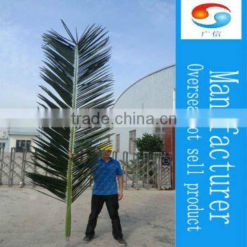 Camouflage Tree Tower with Artificial Palm Leaves