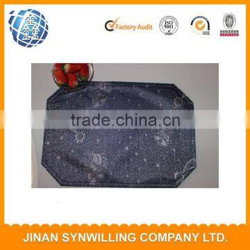 Factory direct high quality 100% polyester jacquard design place mat