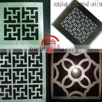 CNC perforated suspend ceiling tiles/curtain wall materials