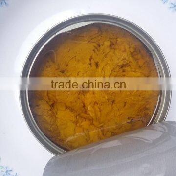 Canned tuna chunk in olive oil