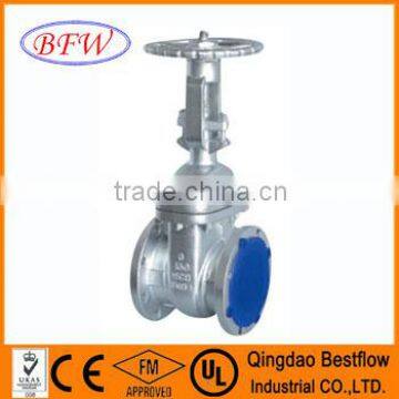 ANSI cast steel rising stem gate valve pn16