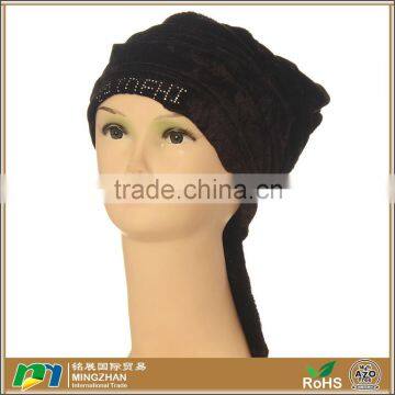 Fashion Pre-Tied Headwear Turban Head Hats and Scarves for women