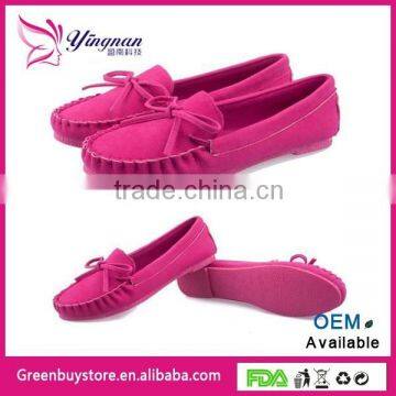 2015 New Trendy Casual Flat Heel Shoes Bow Knot Round Toe Slip Candy Color Loafer Shoes Autumn Comfortable Women Shoes photo-5