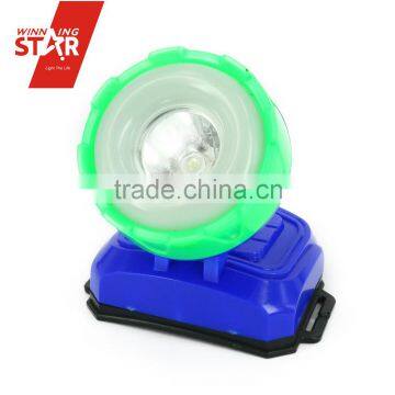 10+1LED lovely design head lamp, 3 AA battery powered head light, cheap blue headlight