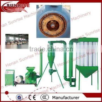 Turbo type waste plastic pulverizer mill