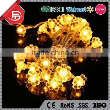 TZFEITIAN IP44 CE ROHS approval flower christmas light chain