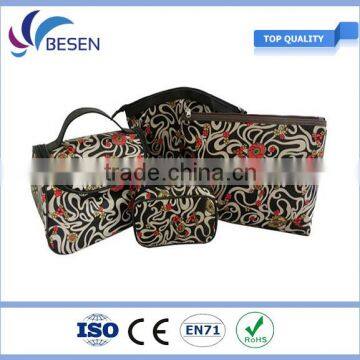 Promotional 4pcs make up pouch set,cosmetic bag set