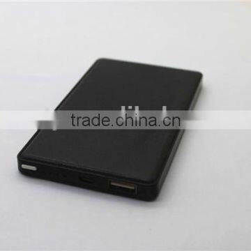 OEM slim universal portable power bank, 4000mah phone battery charger