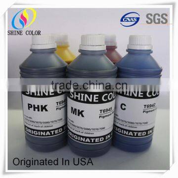 Bulk Pigment Ink for Epson stylus 7890 9890 printer vivid color