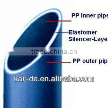 PP noise reduction pipe making machine factory