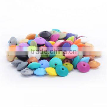 Bangxing food grade silicone beads baby teething necklace wholesale