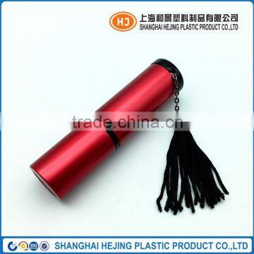 Empty Red Color Fringed Metal Lipstick Tube Container photo-3