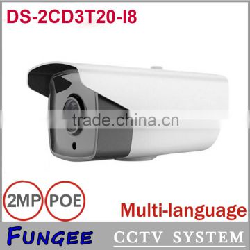 Shenzhen 2MP DS-2CD3T20-I8 bullet IP Camera infrared sensor long distance with EXIR 80m IR range