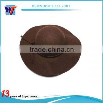 2016 Wholesale Wool Hats for Women Wide Brim Wool Hat photo-4
