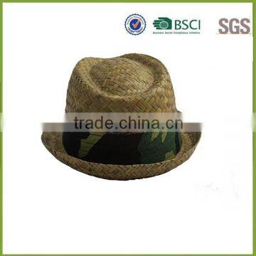 Fedora Style Handmade Promotional Straw Hat