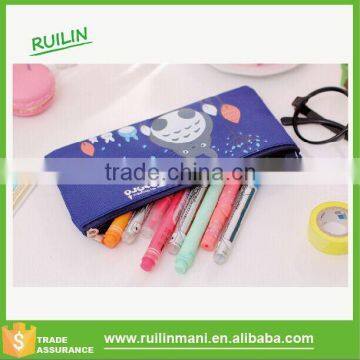 Latest 600D polyester kids stationery school pen pouches