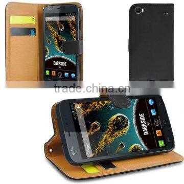 High Quality Folio Leather House Mobile Phone Case For Wiko Darkside