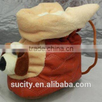 cute dog soft sole baby pure real leather shoe