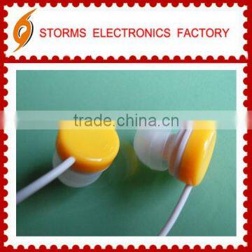 New Design Fashionable 1.2m wire and 3.5mm stereo jack stereo in-ear earphones