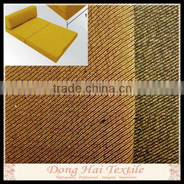 Dark Yellow Twill Cotton Fabric Material for Sofa Set