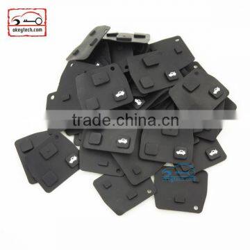 High Quatity Toyota Remote Key Shell Rubber Pad Fob Car Key 3 Button Romote Key Shell Rubber Pad photo-2