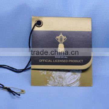 China Factory Custom Own Logo Fashion Jeans Garment Paper Hang Tags, Paper Ticket, Swing Tag photo-5