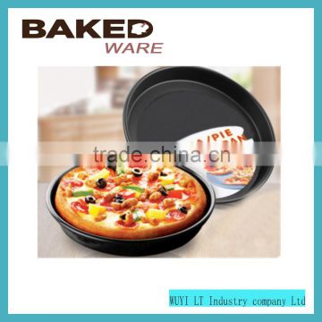 Bakest new form 13 inch metal pizza pan round cake pan