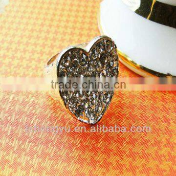 Fshion Jewelry Bright Diamond Bowknot Ring