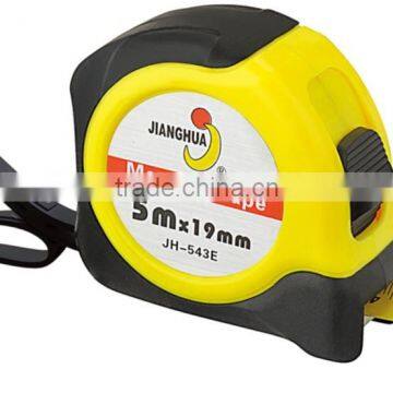 5m/16ft*25 measure tape Best FOB price for 10m tape measure with twice rubber covering