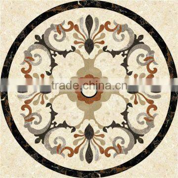 beige marble mix color glass marbles waterjet marble