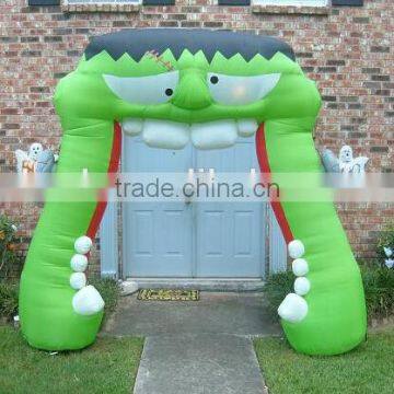 Outdoor Halloween Inflatable Arch / Inflatable Graveyard Archway