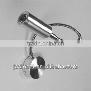 LED 3W gooseneck bedside led wall light for hotel