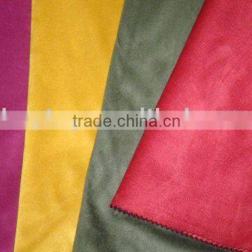 polyester suede bag fabric