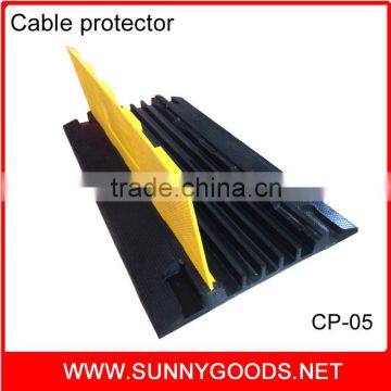 length 900mm 5channels heavy duty rubber cable protector ramp