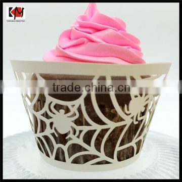 Laser cut cupcake wrapper wholesale