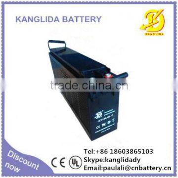 12v 100ah solar battery, 12V100AH front terminal battery for solar energy