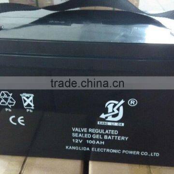 12v100ah Solar Agm Gel Battery, Deep Cycle Battery for UPS photo-5