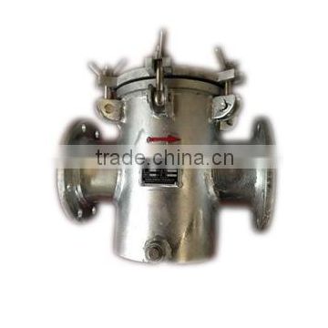 Flanged stainless steel seawater filter CB/T 497-94