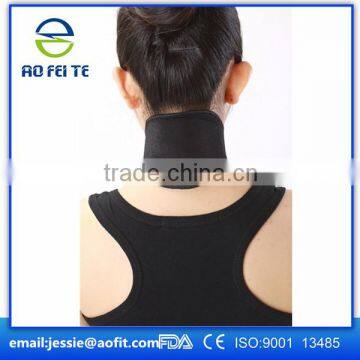 aofeite traditional high quality neoprene heating magnetic neck support