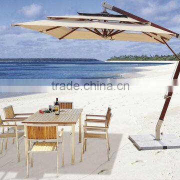 popular outdoor furniture wood table and chairs