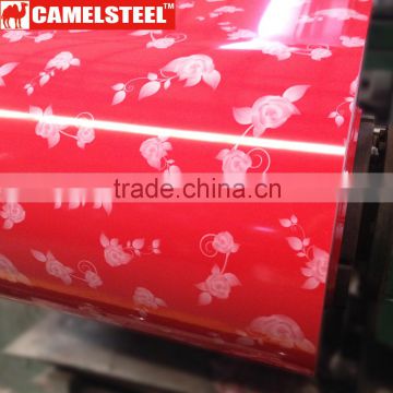 Beautiful Decorative Pattern Prepainted Galvanized Steel Coil